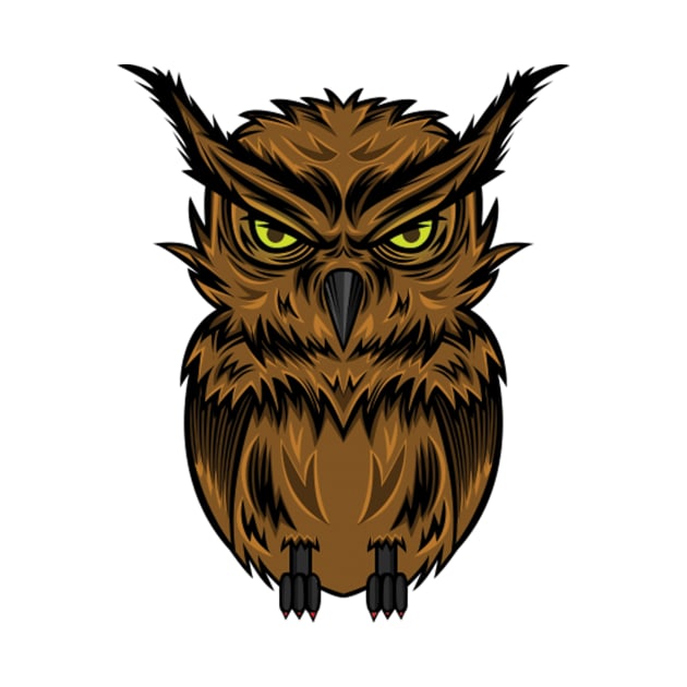 What owl do at night T-Shirt by kelmntrix