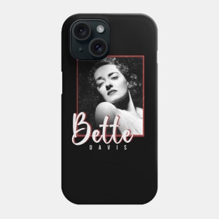 bette davis vintage style for bette Phone Case