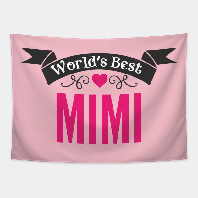 World's Best Mimi Tapestry by Hello Sunshine