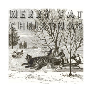 Merry cat Christmas T-Shirt