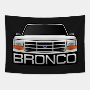 Ford Bronco White Obs Tapestry