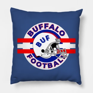 Buffalo Football Vintage Style Pillow