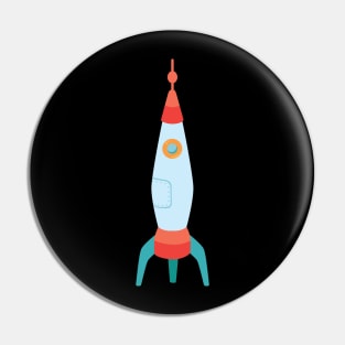Space RocketShip Pin