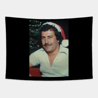 Merry Xmas Pablo Escobar Columbian Style Tapestry