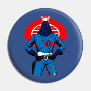 Cobra Commander - Cartoon Colors Pin