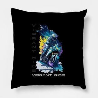 Vibrant Ride Pillow