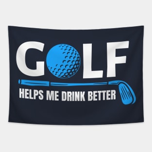 Funny Golfing Tapestry