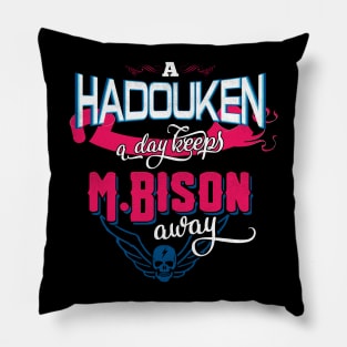 A Hadouken A Day Keeps M.Bison Away Pillow