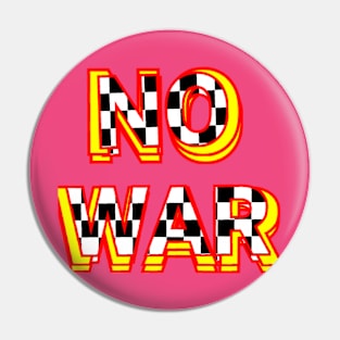 NO WAR text art designs Pin