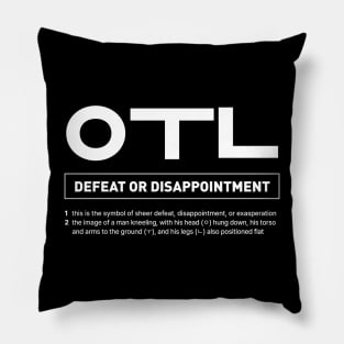 Funny Korean Slang OTL - Defeat or Disappointment Pillow