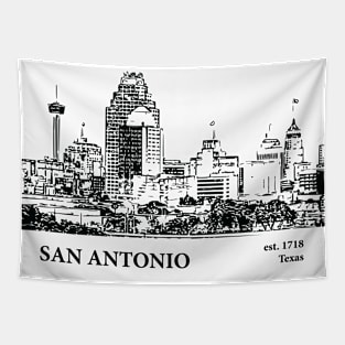 San Antonio - Texas Tapestry