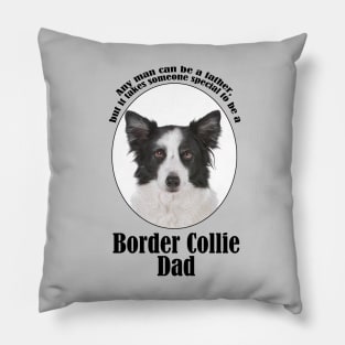 Border Collie Dad Pillow