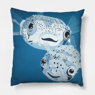 Pufferfish DEEP BLUE SEA Pillow