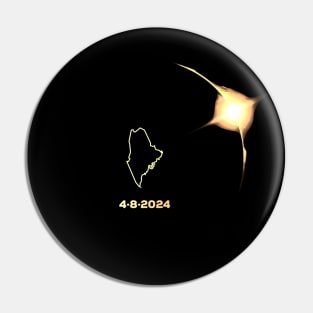 Solar Eclipse 2024 Maine Pin