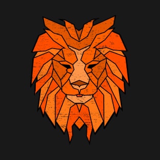 Polygonal Lion Face T-Shirt