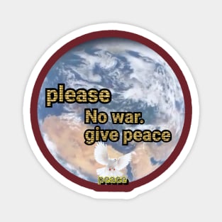 world peace. Magnet