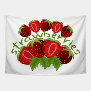 Strawberries Tapestry