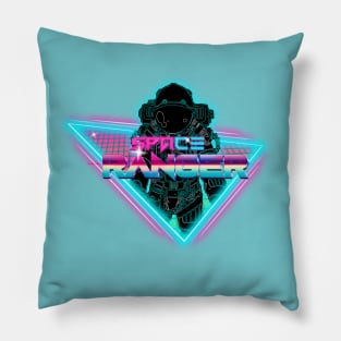 Space Ranger - 80's Neon Pillow