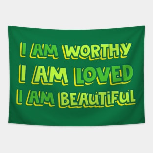 I am worthy Tapestry