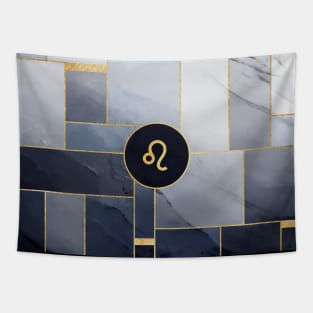 Leo Zodiac Sign Pattern Tapestry