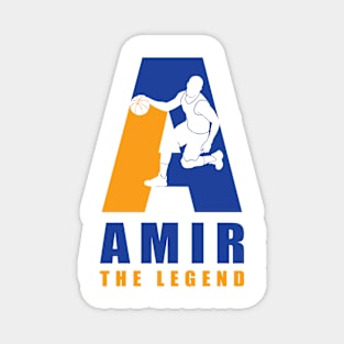 Amir Custom Player Basketball Your Name The Legend Magnet