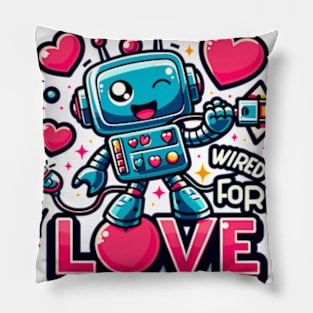 Wired For Love Pillow