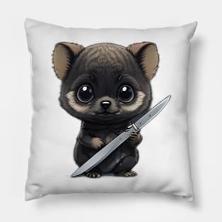 Animals with knives Pillow
