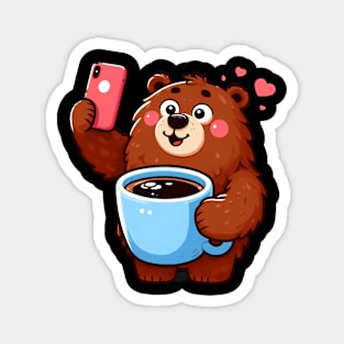 Coffee Bear Magnet