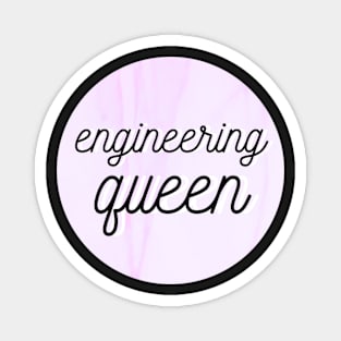 engineering queen purple Magnet