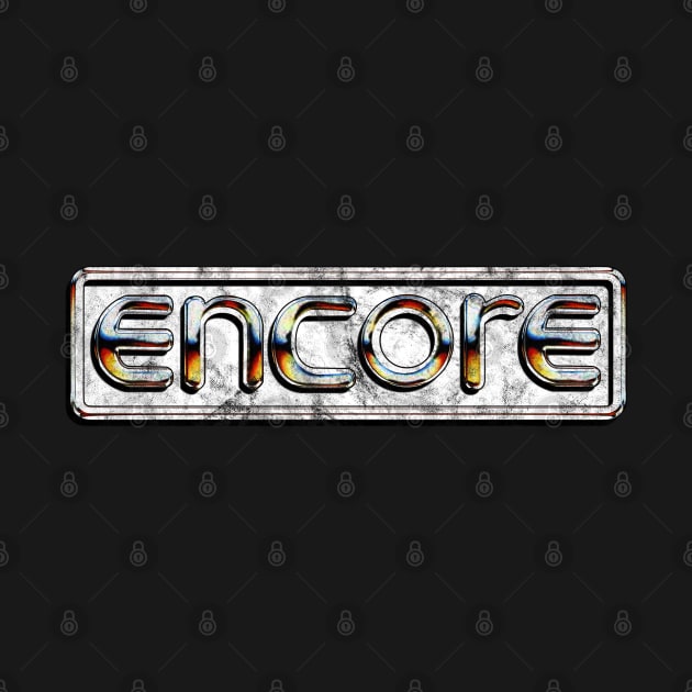 Retro Video Games Encore Logo Vintage by Meta Cortex