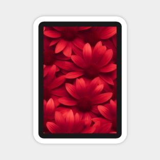 Beautiful Red Flowers, for all those who love nature #121 Magnet