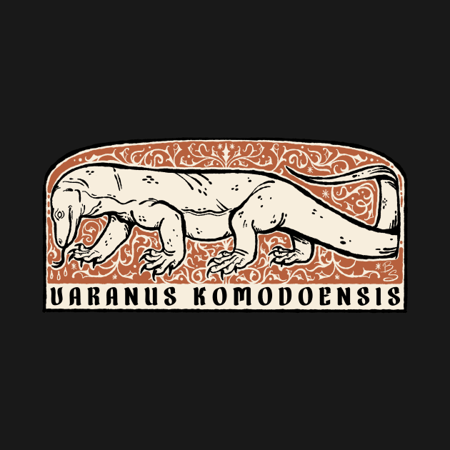 Varanus Komodoensis by Breanna Sanchez Art