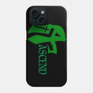 ASCEND Green with Cross Phone Case