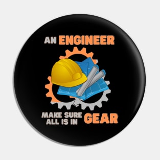 An Engineer Make Sure All Is In Gear, cartoon, engineer, female, for engineers, funny quote, funny saying, hhh, humour, trending now, woman, women, engineer hhh Pin