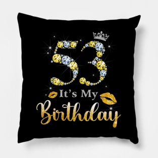 It's My 53rd Birthday Pillow