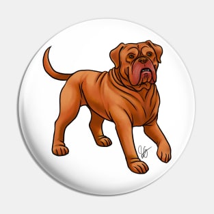 Dog - Dogue du Bordeaux - Mahogany Pin