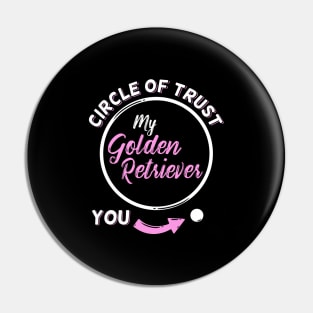 Golden Retriever Mom Girl Gift Pin