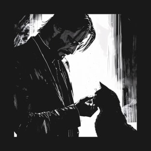 John Wick loves his cat T-Shirt