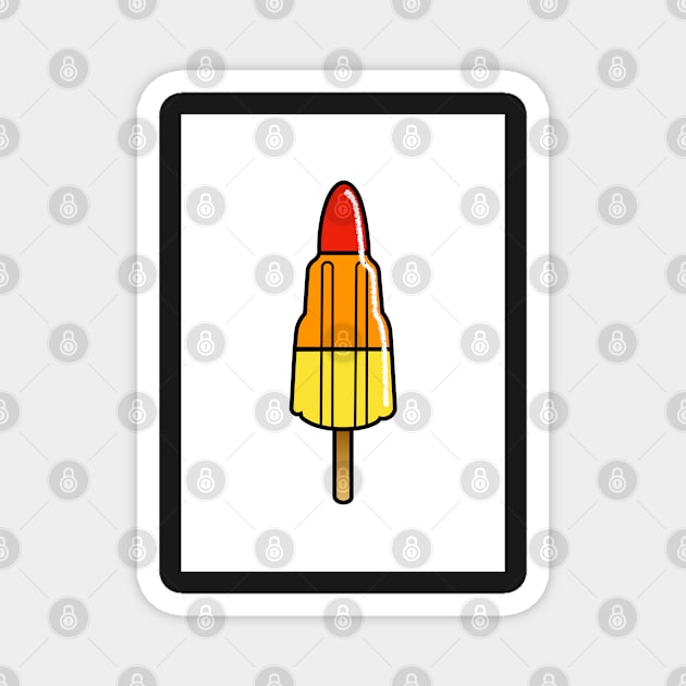 Rocket Lolly Magnet by AdamRegester