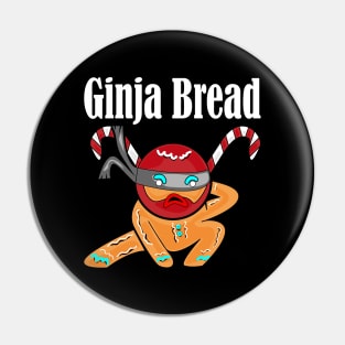 Ginja Bread Man Ninja Gingerbread Pin