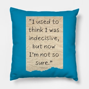 Funny Sayings Pillow