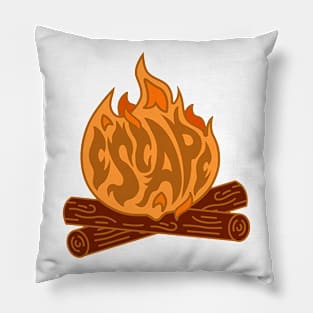 Fire Escape Camp Pillow