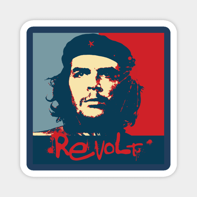 Che Revolt Magnet by DavidLoblaw