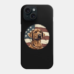 Patriotic Rhodesian Ridgeback Phone Case