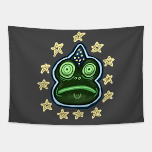 Frog Wizard Tapestry