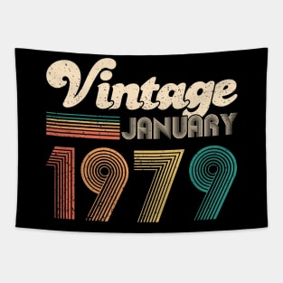 40th Birthday Gift - Vintage January 1979 Classic Women Men Tapestry