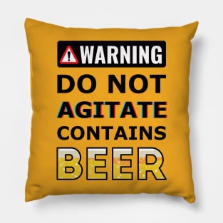 Contains Beer Pillow
