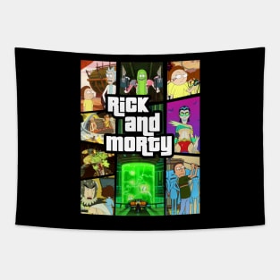 Rick And GTA Tapestry