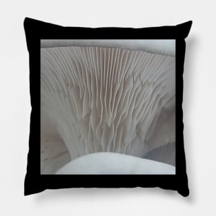 Oyster Mushroom Gills #2 Pillow