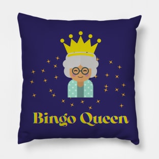 Bingo Queen Pillow